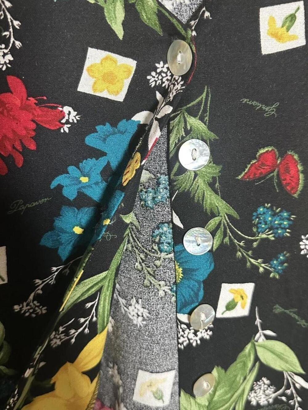 90’s vintage butterfly floral tropical plus size moody resort wear summer  sz 20